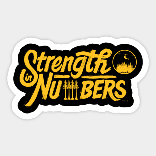 Strength in Numbers Sticker